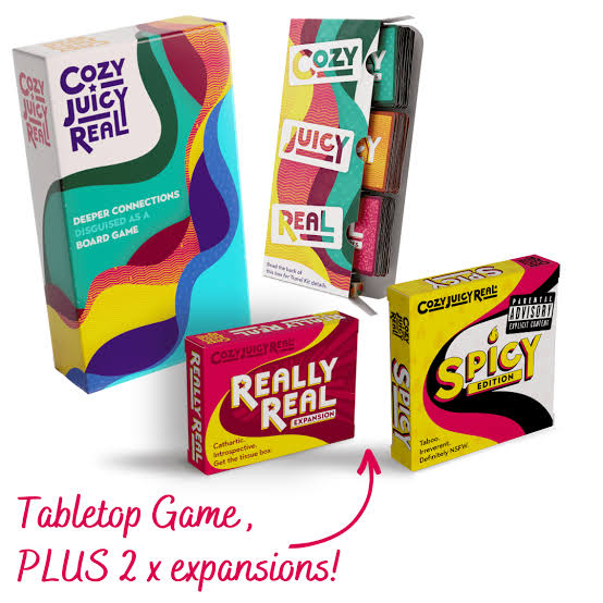 Cozy, Juicy, Real